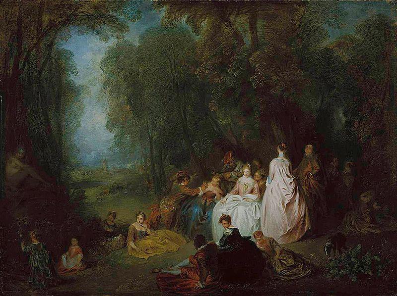 Jean-Antoine Watteau The Art Institute of Chicago China oil painting art